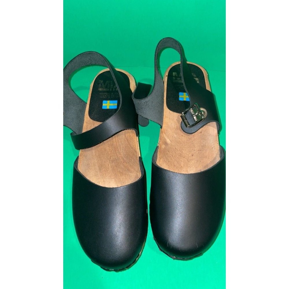 Mia Sofia Black Clogs-40-Euc A714 - image 2
